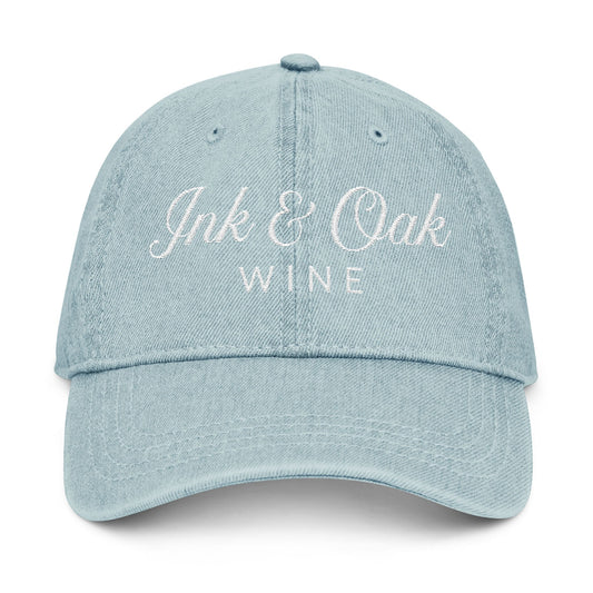 Ink & Oak Wine Embroidered Denim Hat