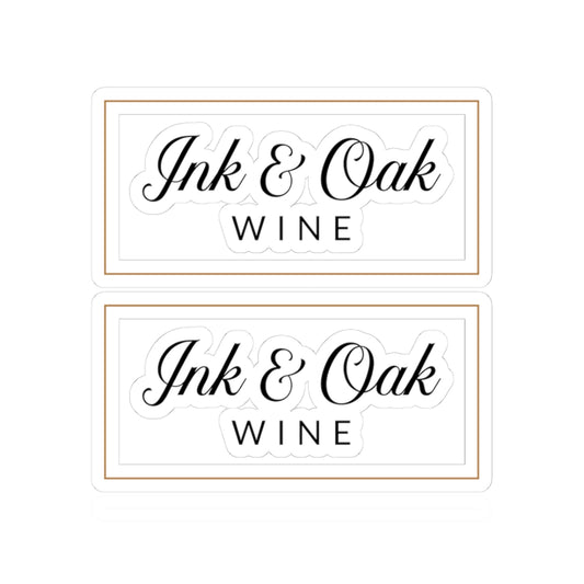 Ink & Oak Wine Kiss-Cut Stickers